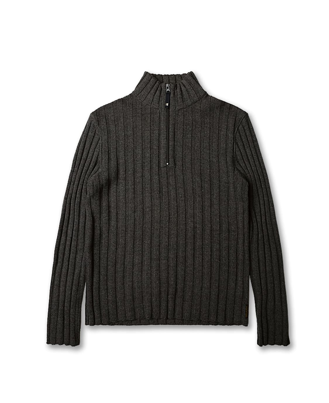 아르마니 진 [Armani Jeans] Simin T 차콜 하프 짚업니트 상품이미지1