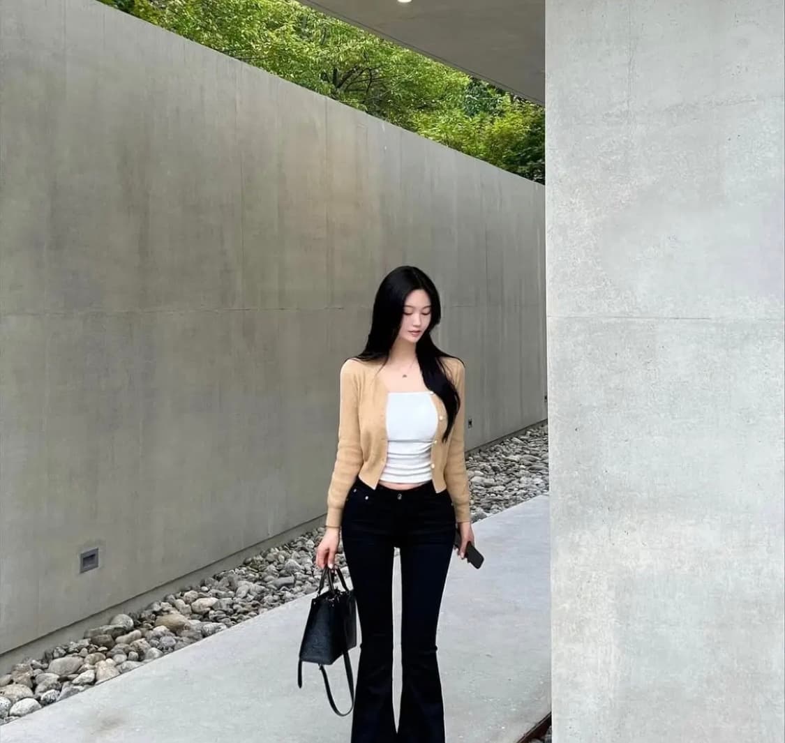 크롭 가디건 상품이미지2