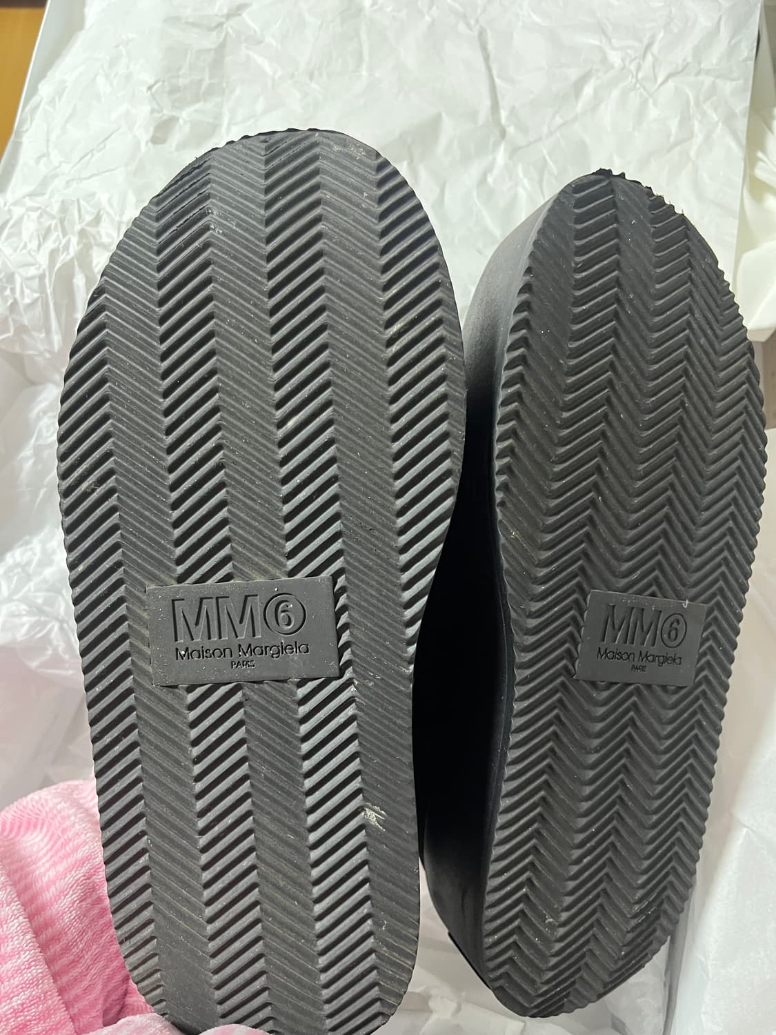 MM6 로고 프린트 플랫폼 스니커드 38 상품이미지3