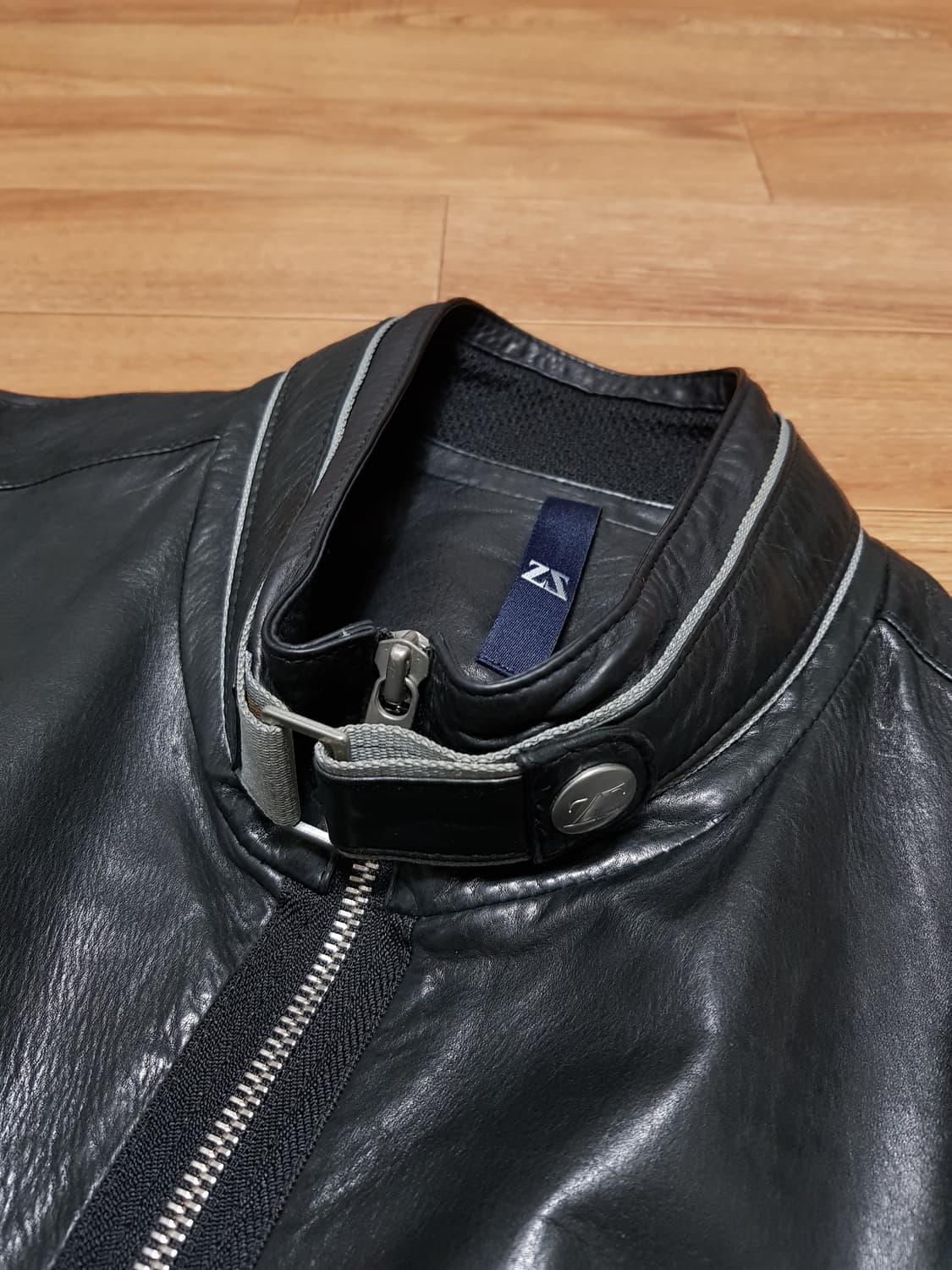 Zeana 에르메네질도 제냐 가죽자켓 상품이미지2