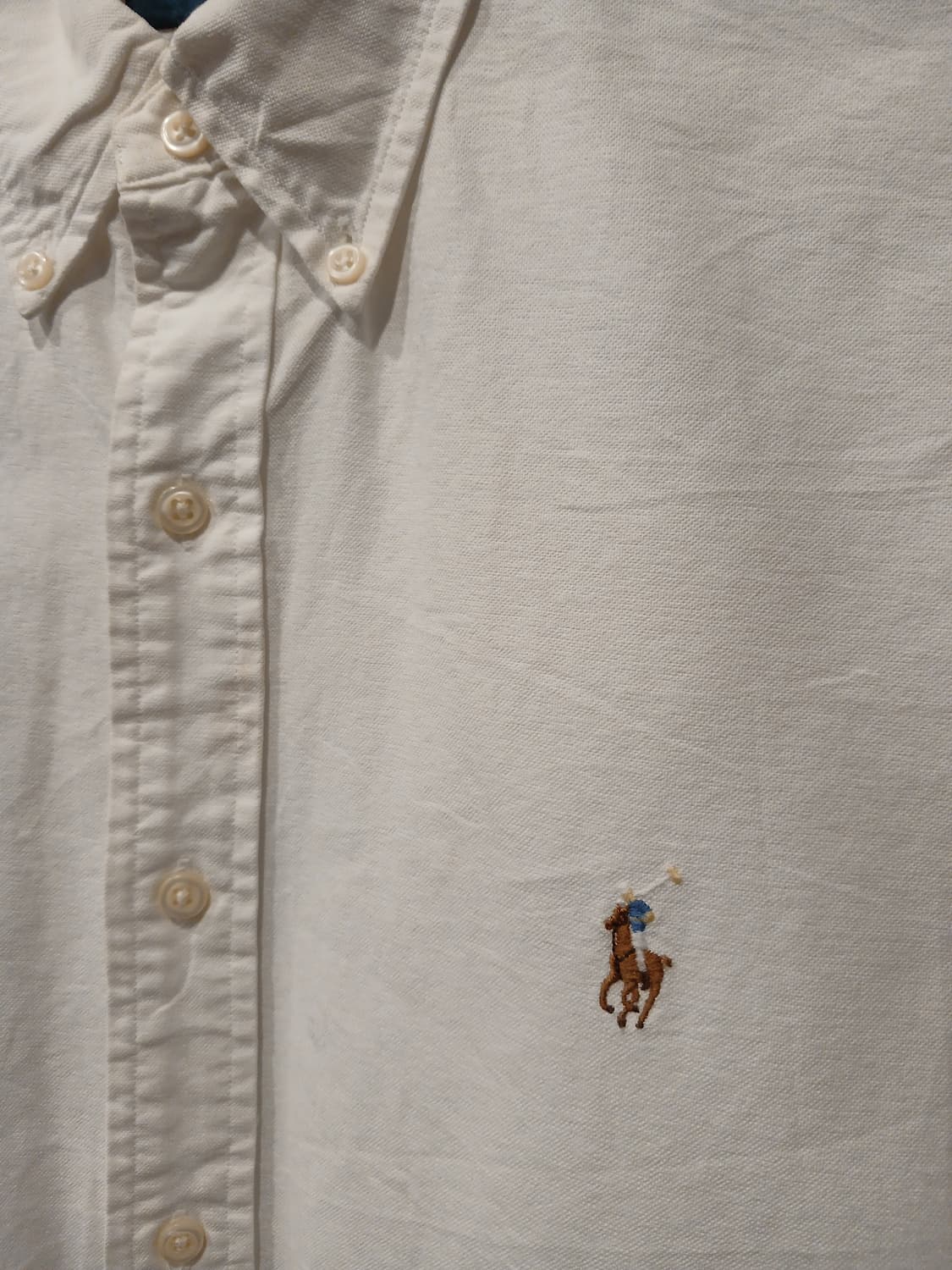 무배) 폴로 랄프로렌 옥스포드 로고 반팔셔츠 - L 상품이미지2