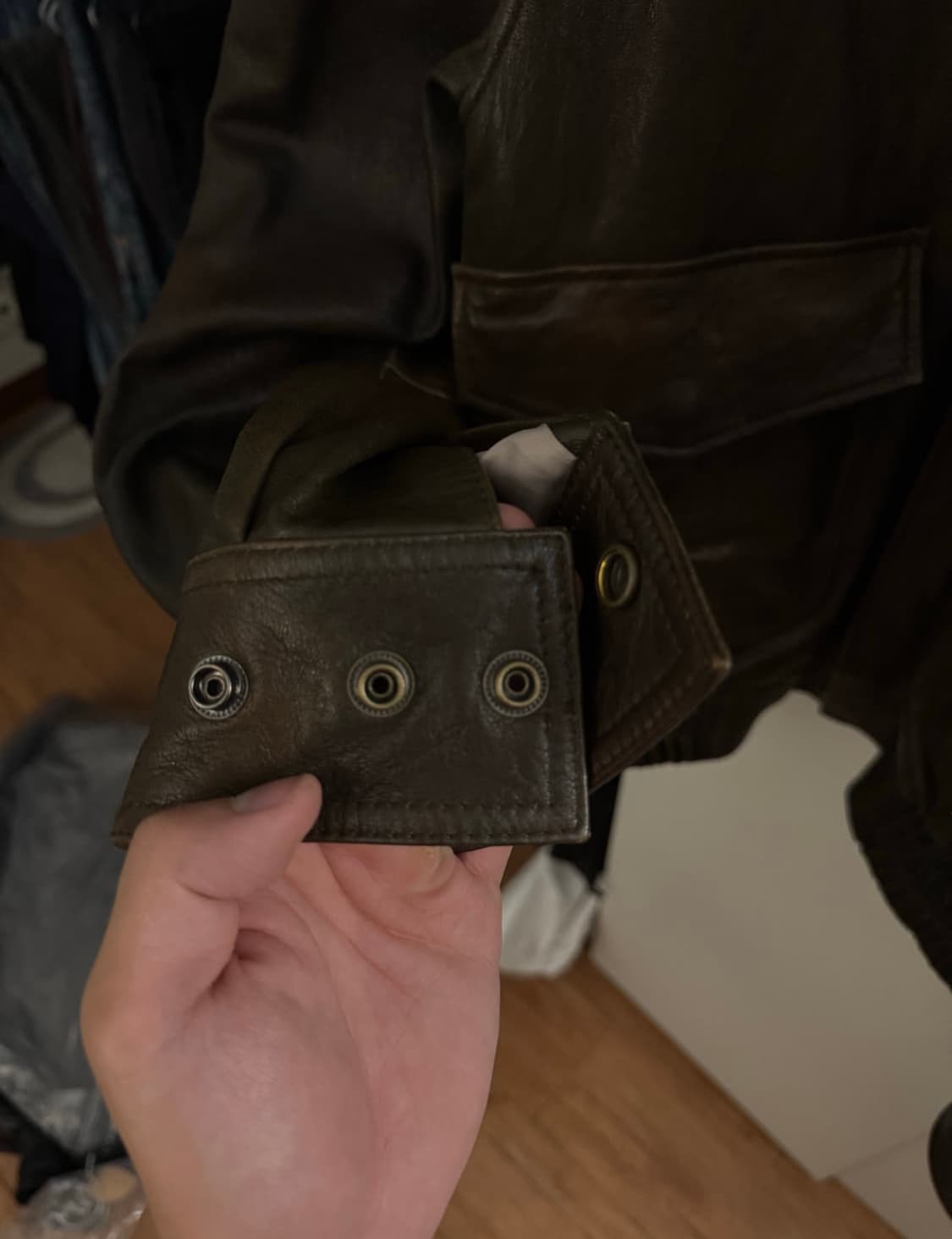 COOR A-2 브라운 레더 23시즌 상품이미지3