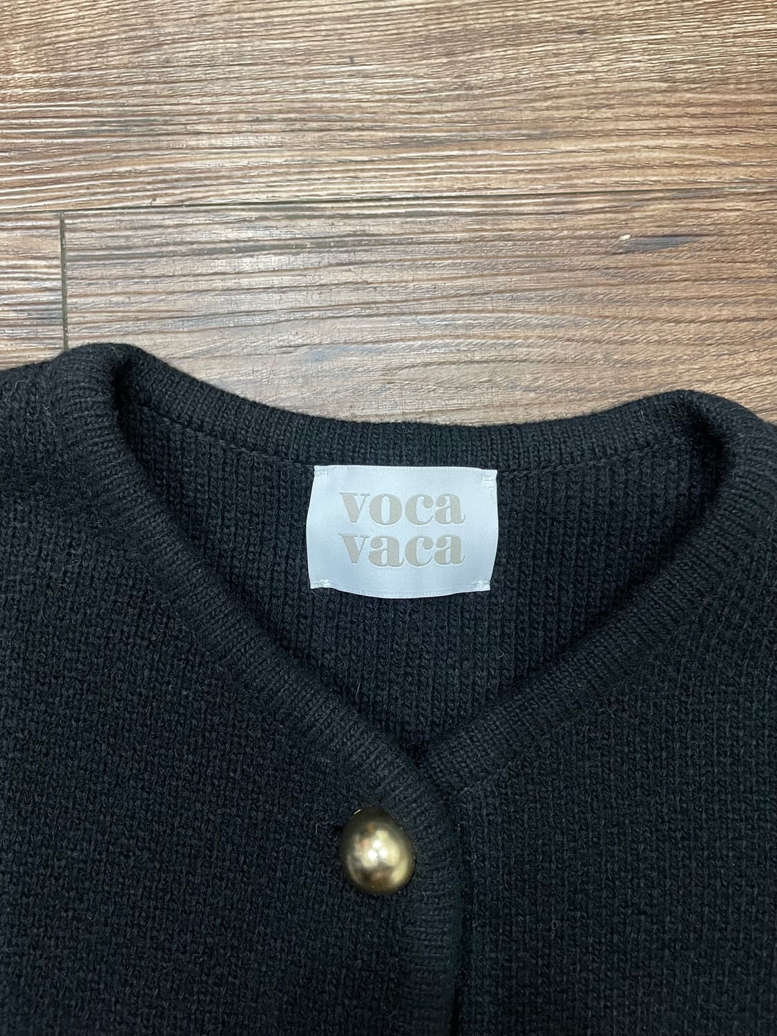 보카바카 세일러 스트라이프 니트 자켓 블랙 상품이미지5