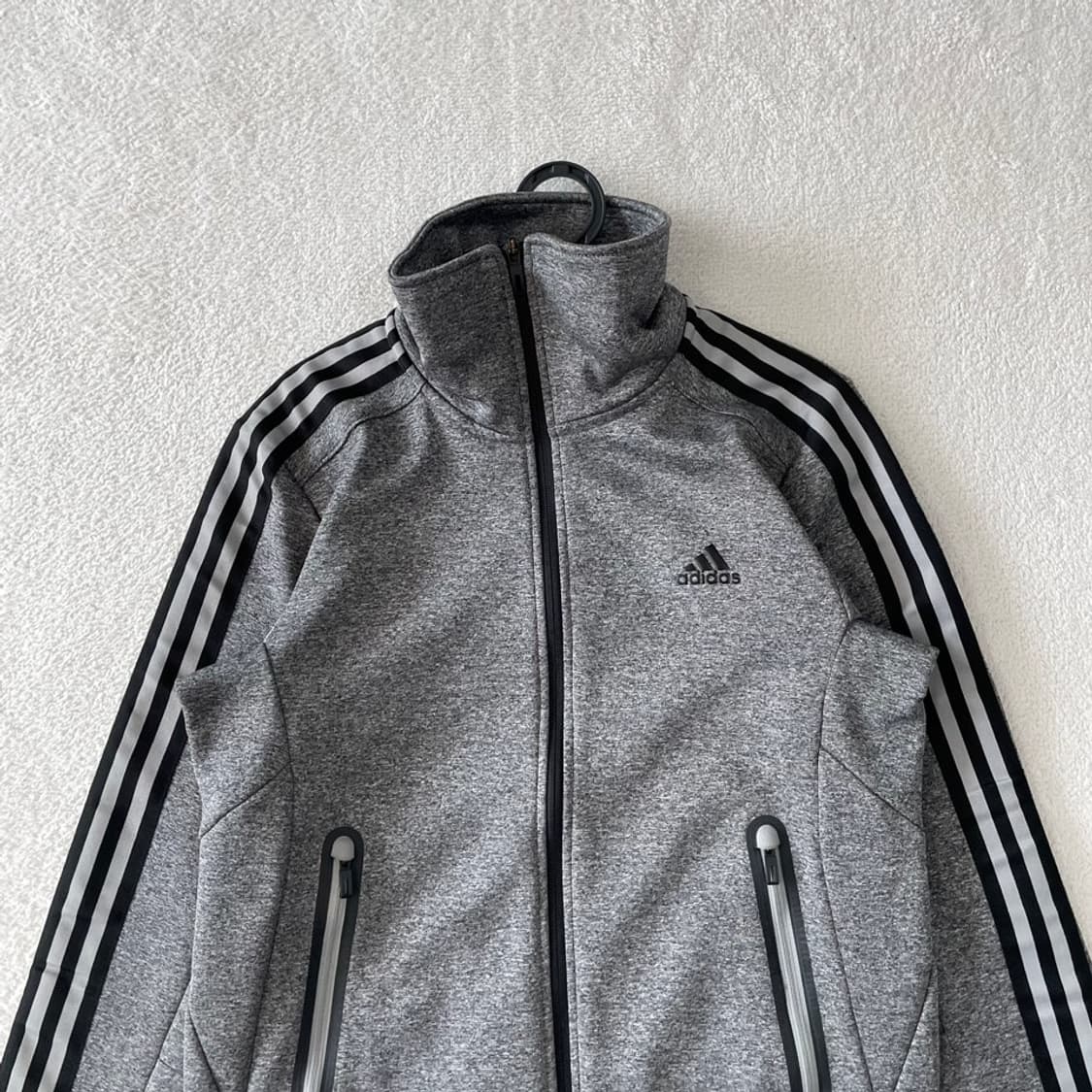 100 아디다스 그레이블랙 트랙탑 져지 회색 희귀 대장 상품이미지2
