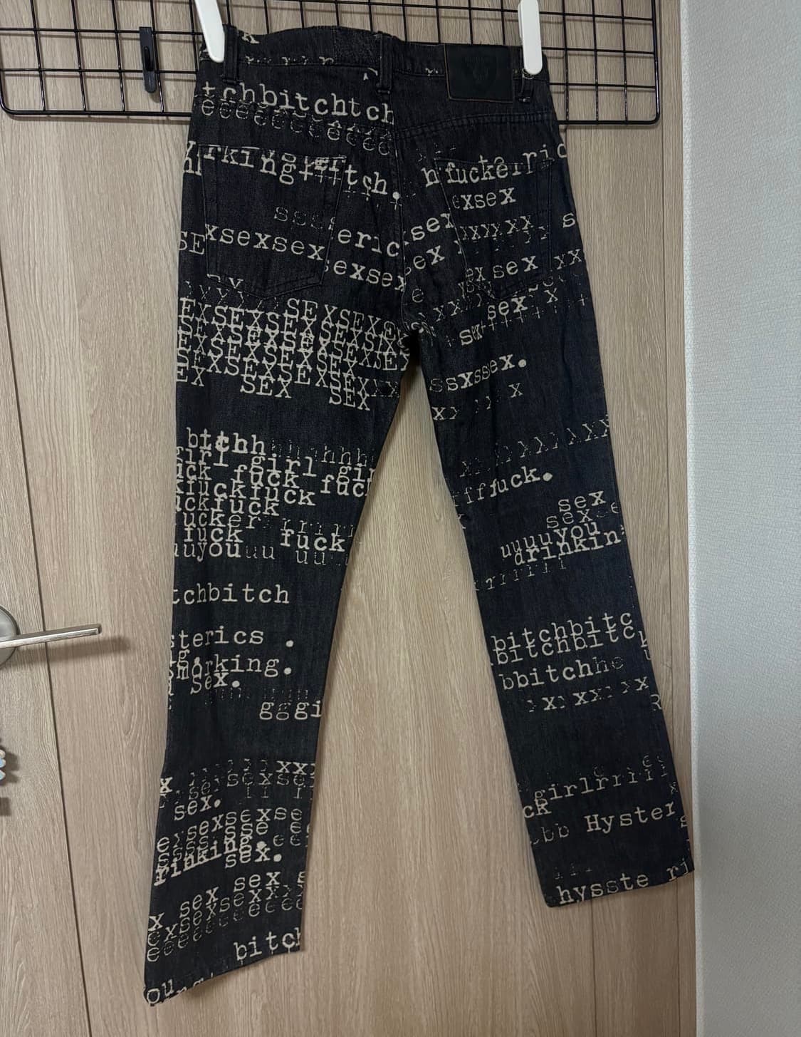 히스테릭 글래머 fuck 데님팬츠 상품이미지2