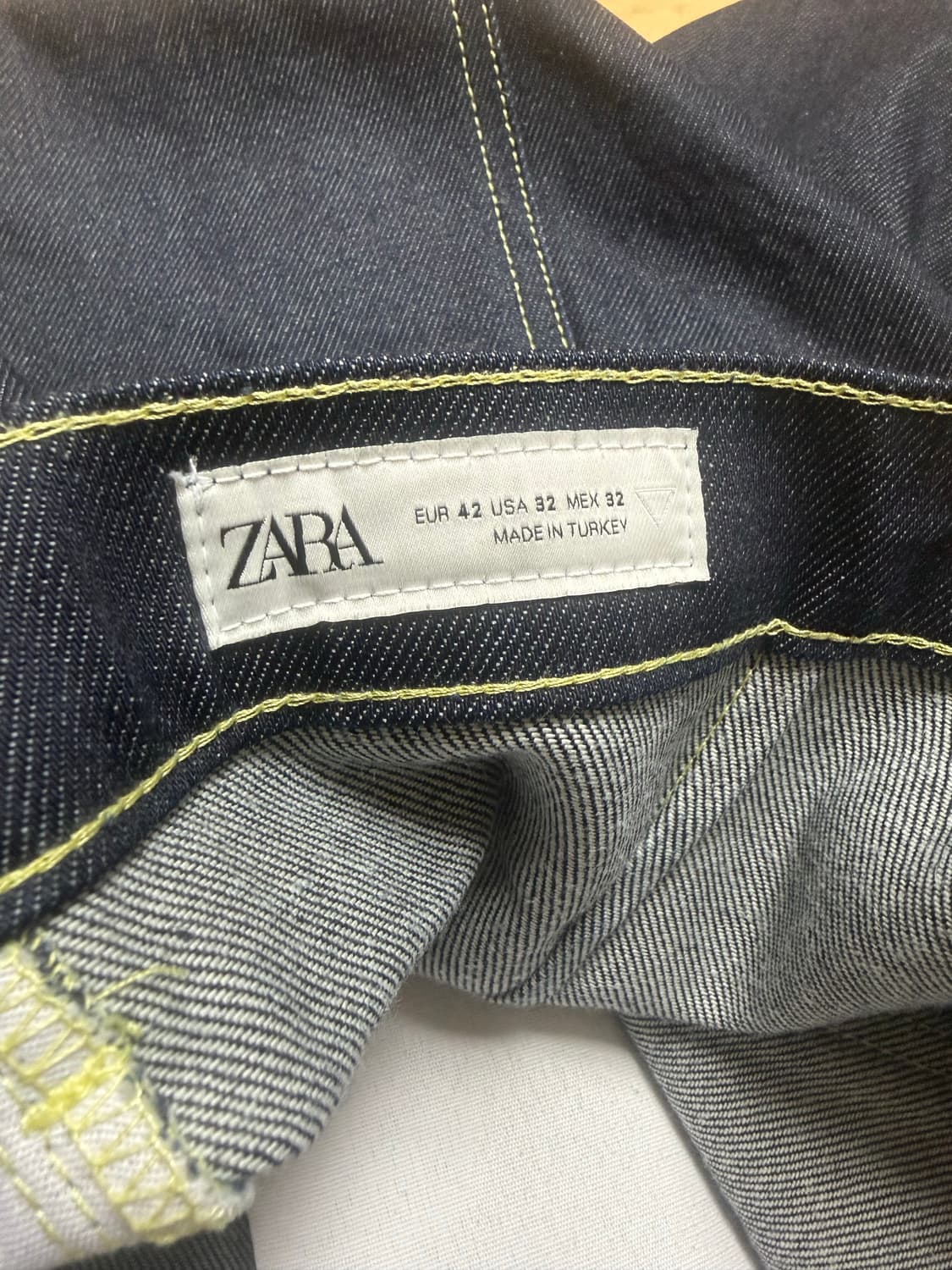 자라 데님 버뮤다 팬츠 상품이미지4