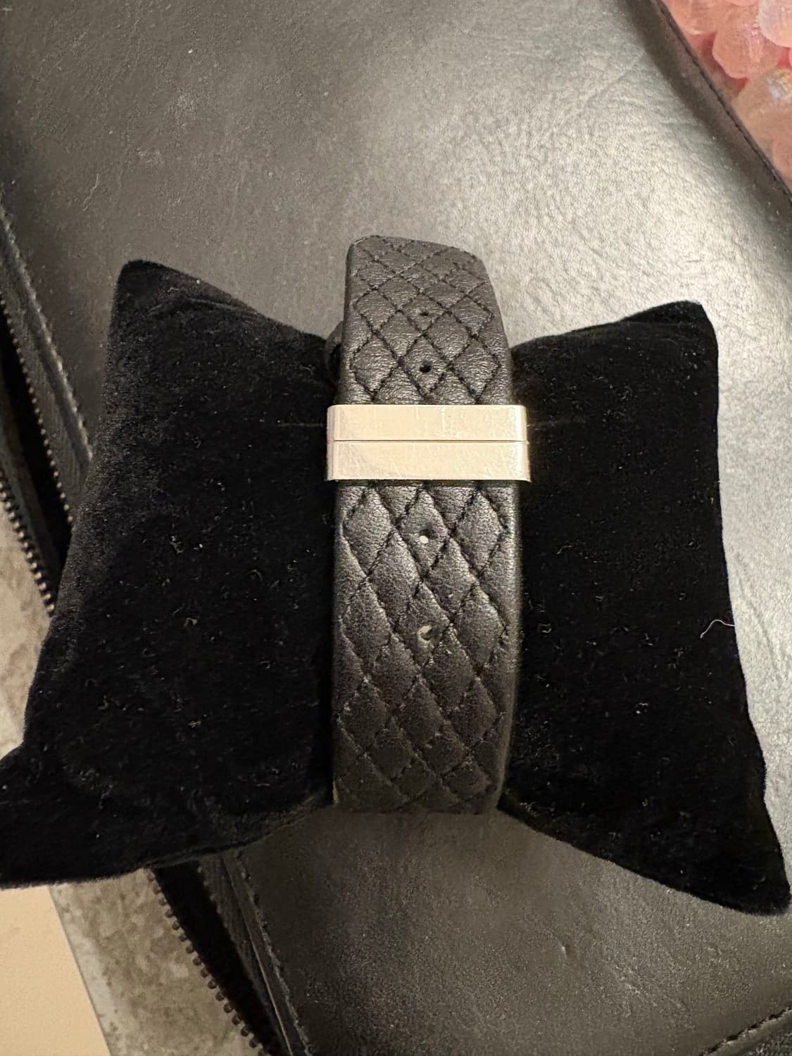 CHANEL 마트라세 19mm 쿼츠 스틸 블랙 레더 여성시계 상품이미지2