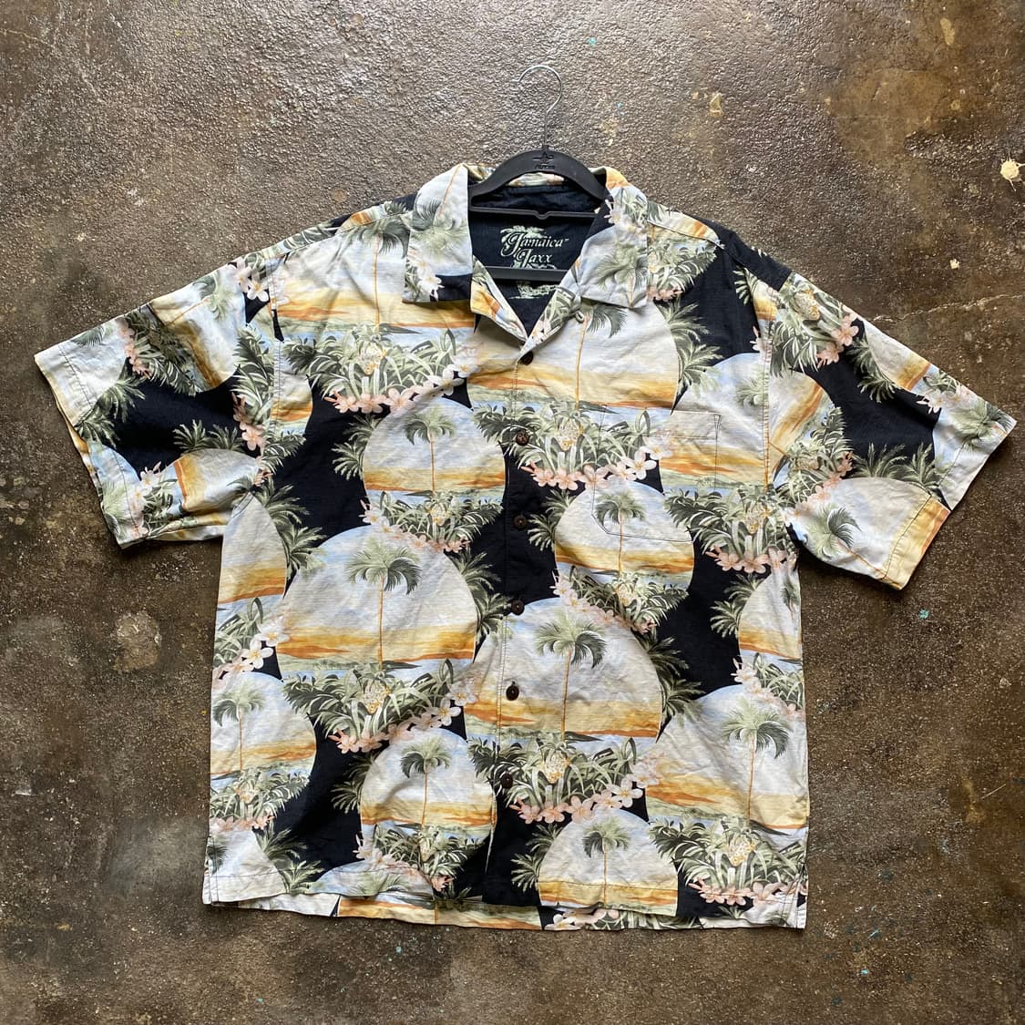 빈티지 야자수 반팔 셔츠 상품이미지1