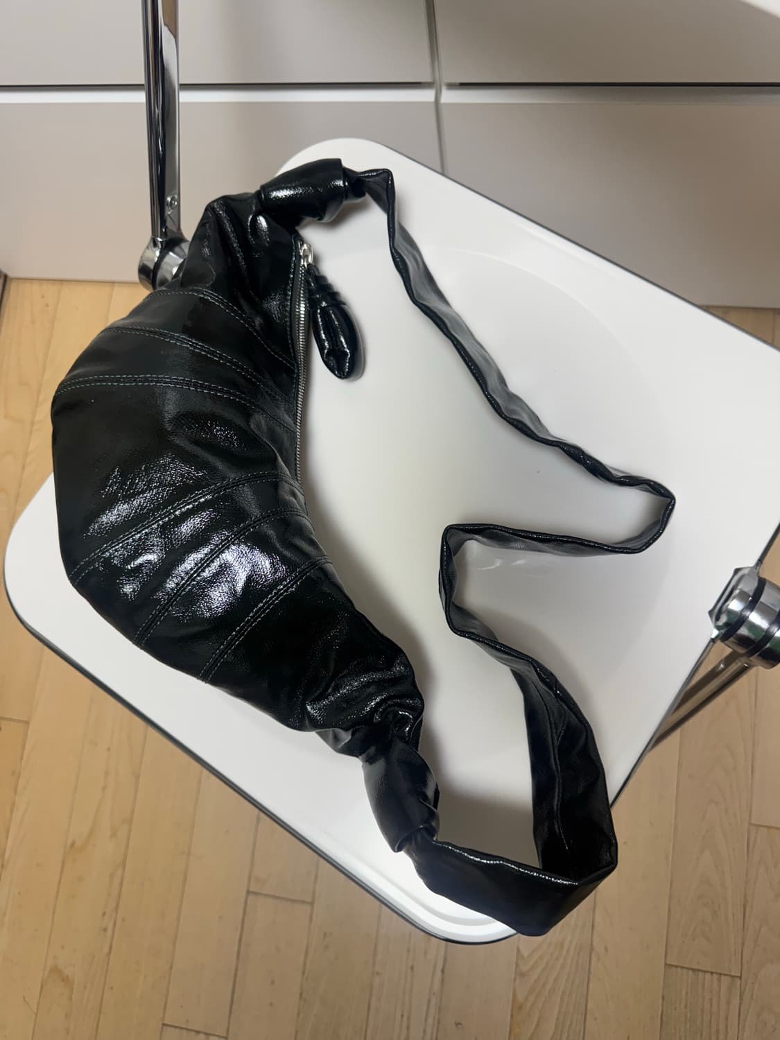 르메르 크루아상(범백) 코튼 그린 크로스백 상품이미지4