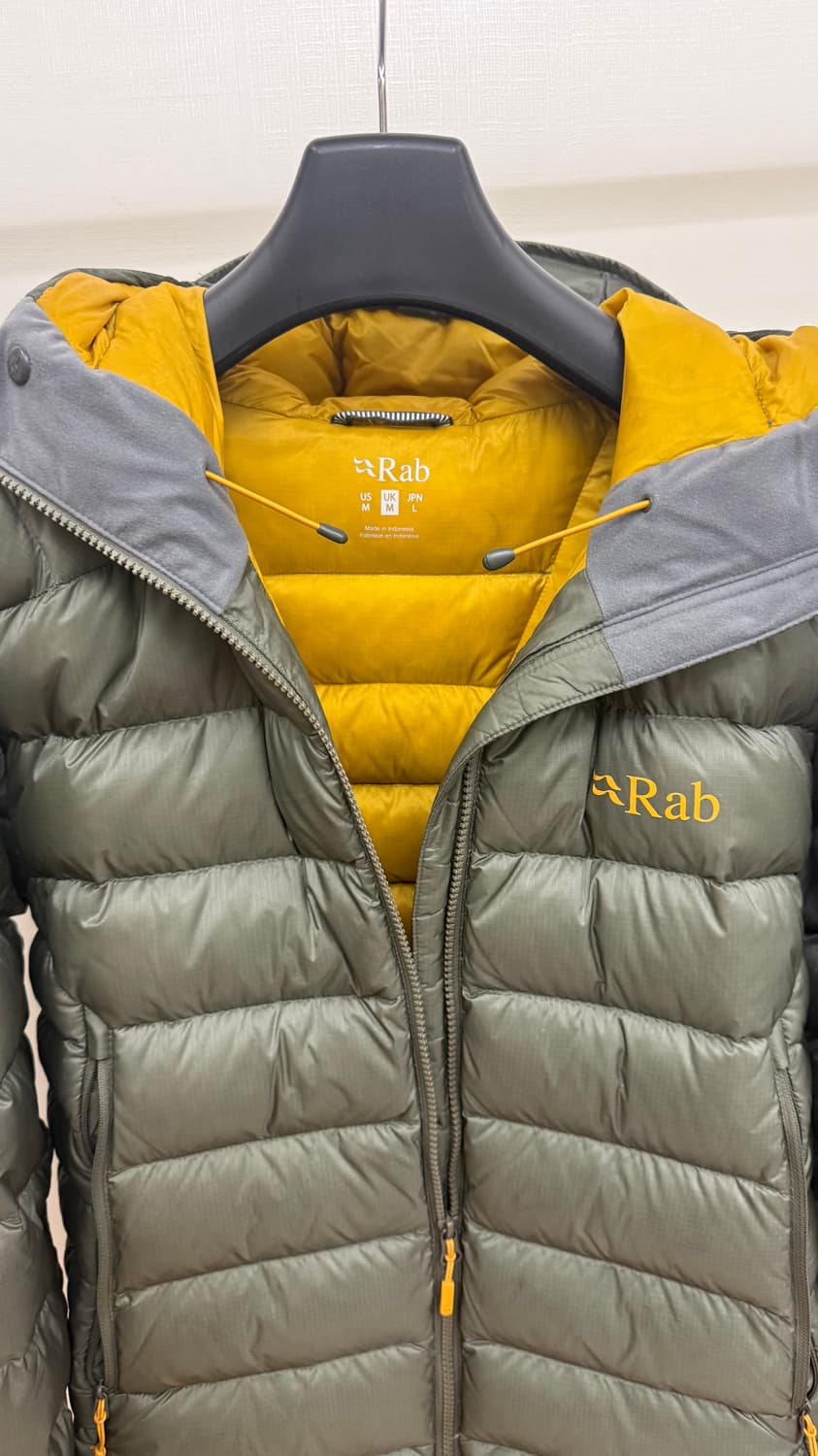 (M/100-103) Rab 랩 경량패딩 라이트카키 일렉트론프로 상품이미지3