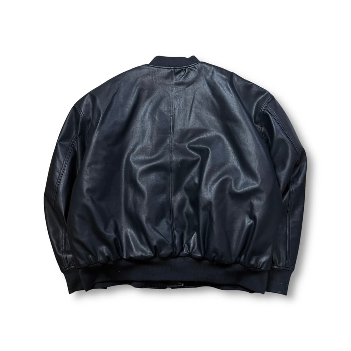 제네럴 아이디어 레더 봄버자켓 상품이미지2