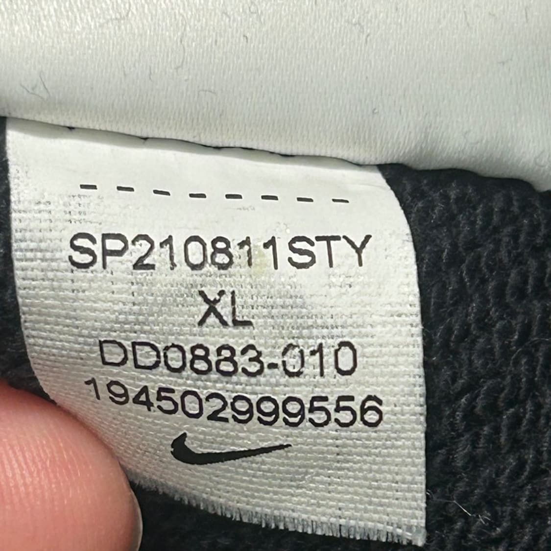 나이키 월드투어 맨투맨 블랙 XL 상품이미지7