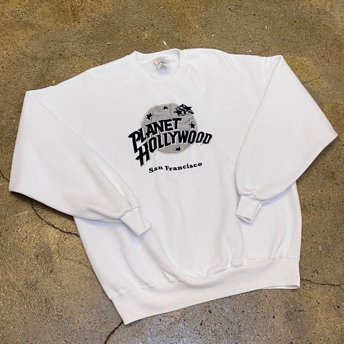 90s Made in USA 미국 빈티지 플래넷헐리우드 맨투맨 상품이미지2