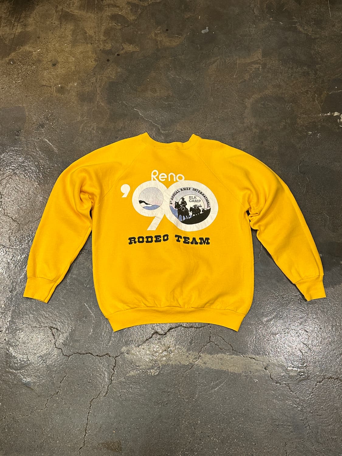 90s 50/50 made in USA 프룻오브더룸 로데오 스웻셔츠 L 상품이미지1