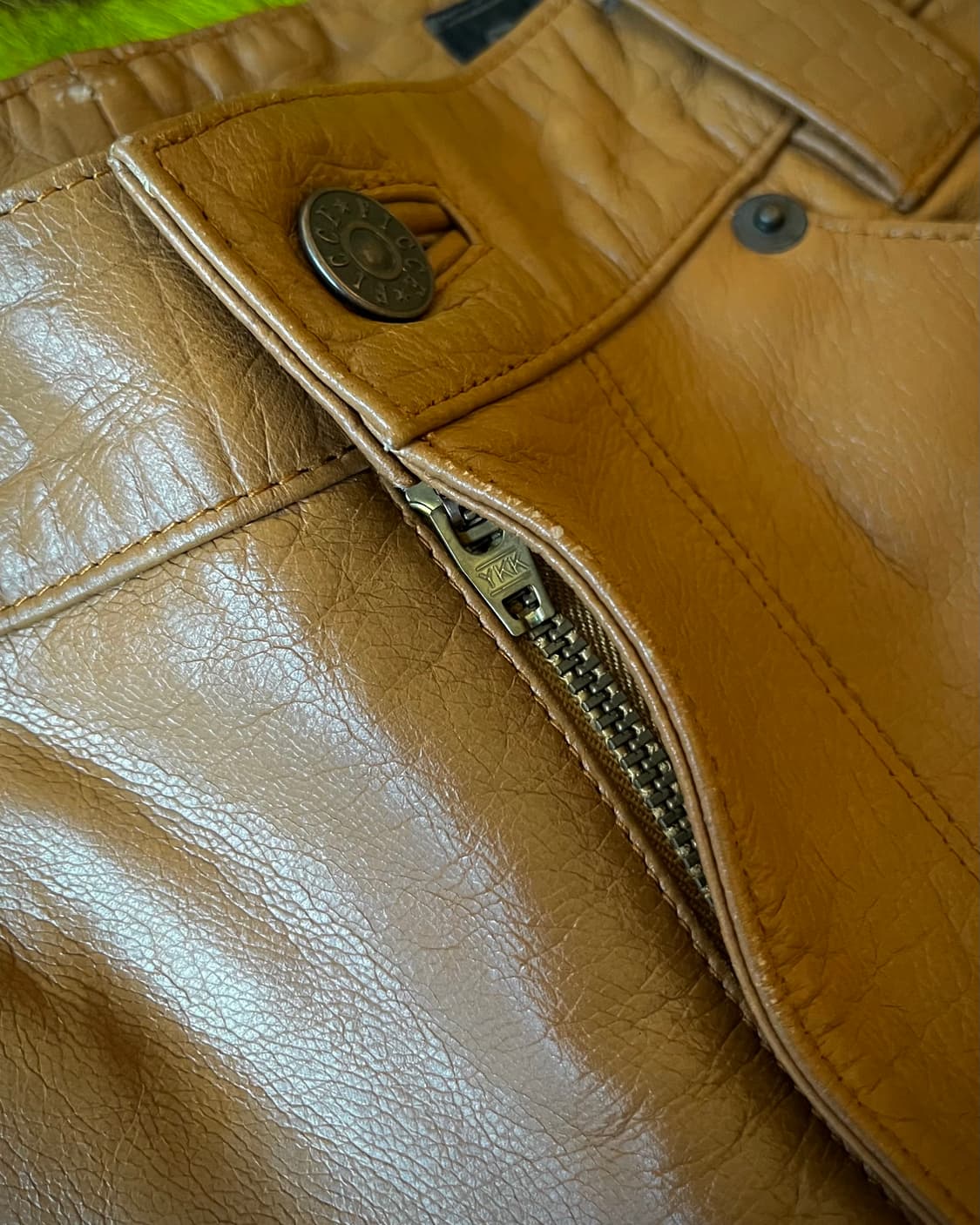 1990s FICCE Real Lambskin Leather Pants 상품이미지6