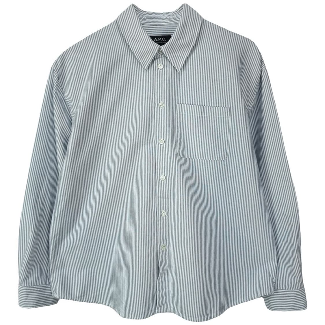 [아페쎄] 루즈핏 스트라이프 셔츠 P01573 상품이미지2