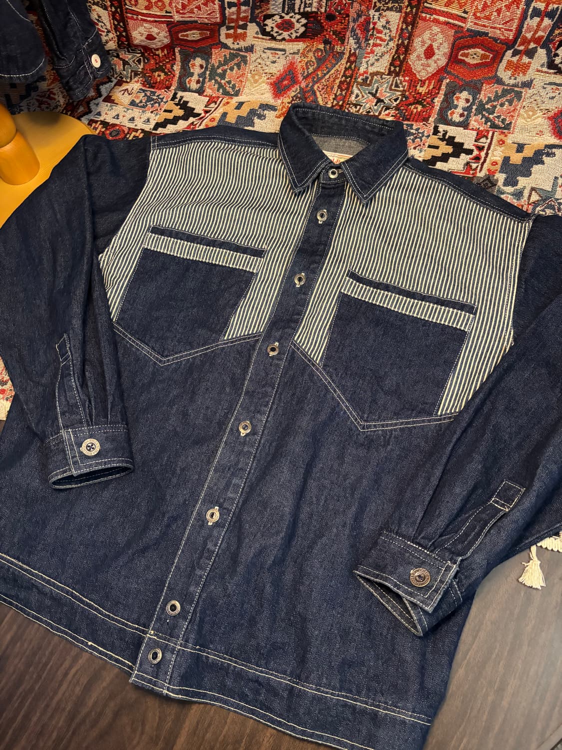 Kojima Genes Dice Weave Denim 상품이미지1