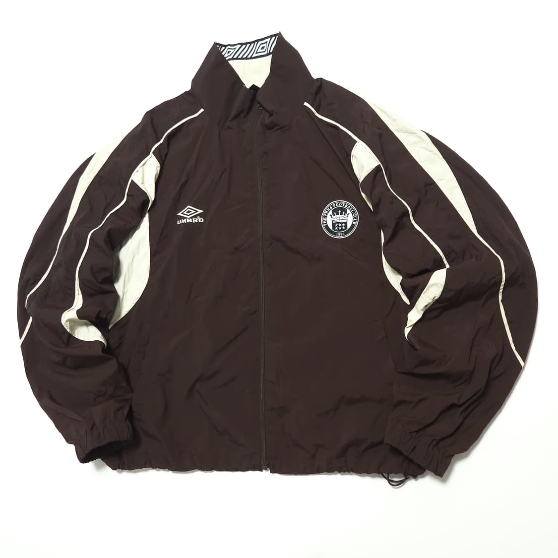 엄브로 프릭스스토어 별주 트랙 바람막이 자켓 브라운 상품이미지1