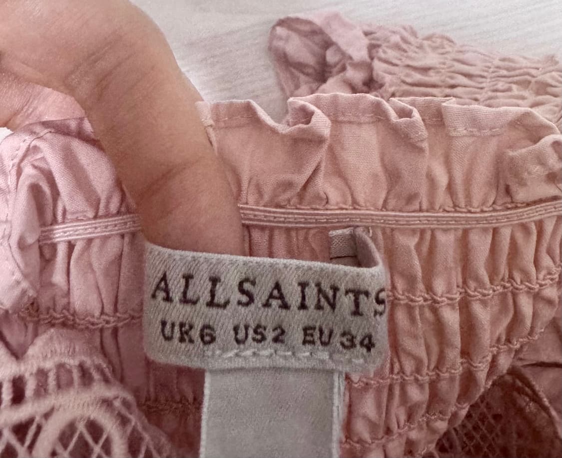 올세인츠 핑크 아리아 탑 상품이미지3