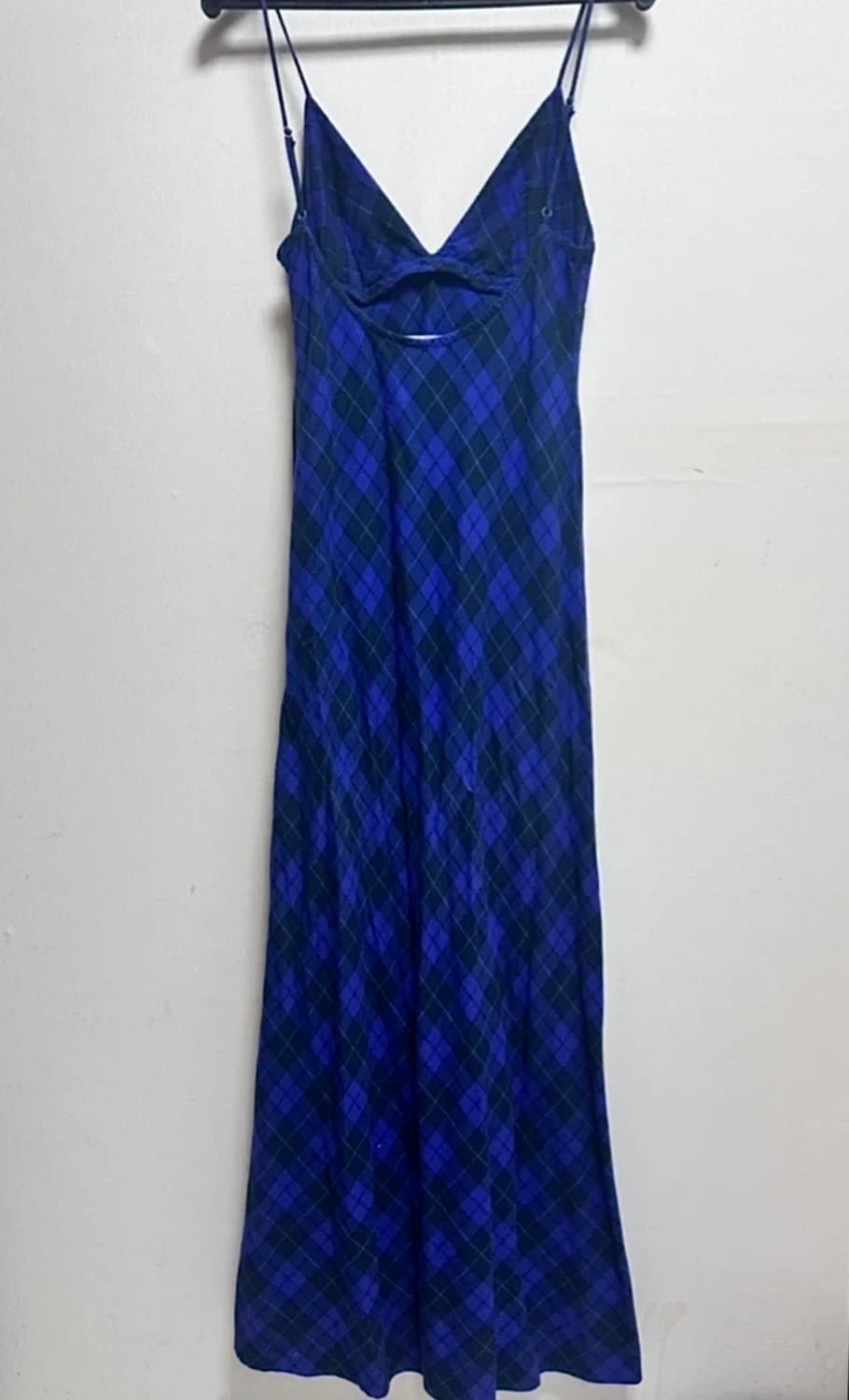 [ZARA] 체크 슬립 롱원피스 상품이미지5