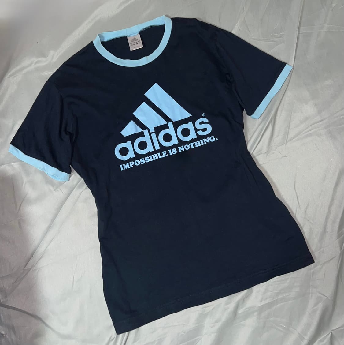 ✨Adidas✨ navy skyblue original 링거 반팔 희귀 상품이미지1