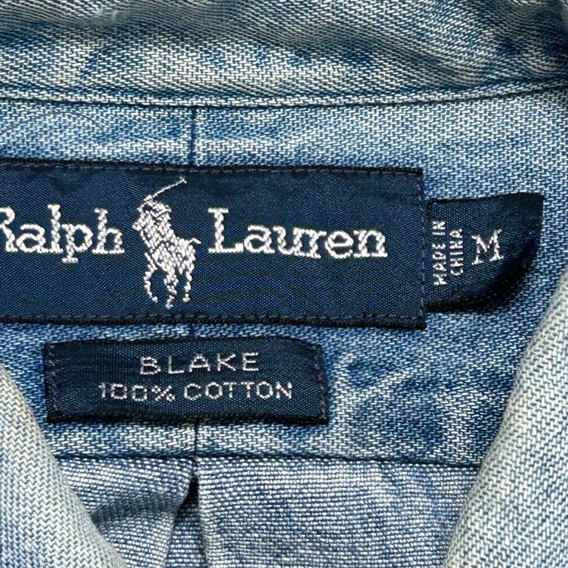 폴로랄프로렌 80's 포니 데님 셔츠 M 상품이미지6