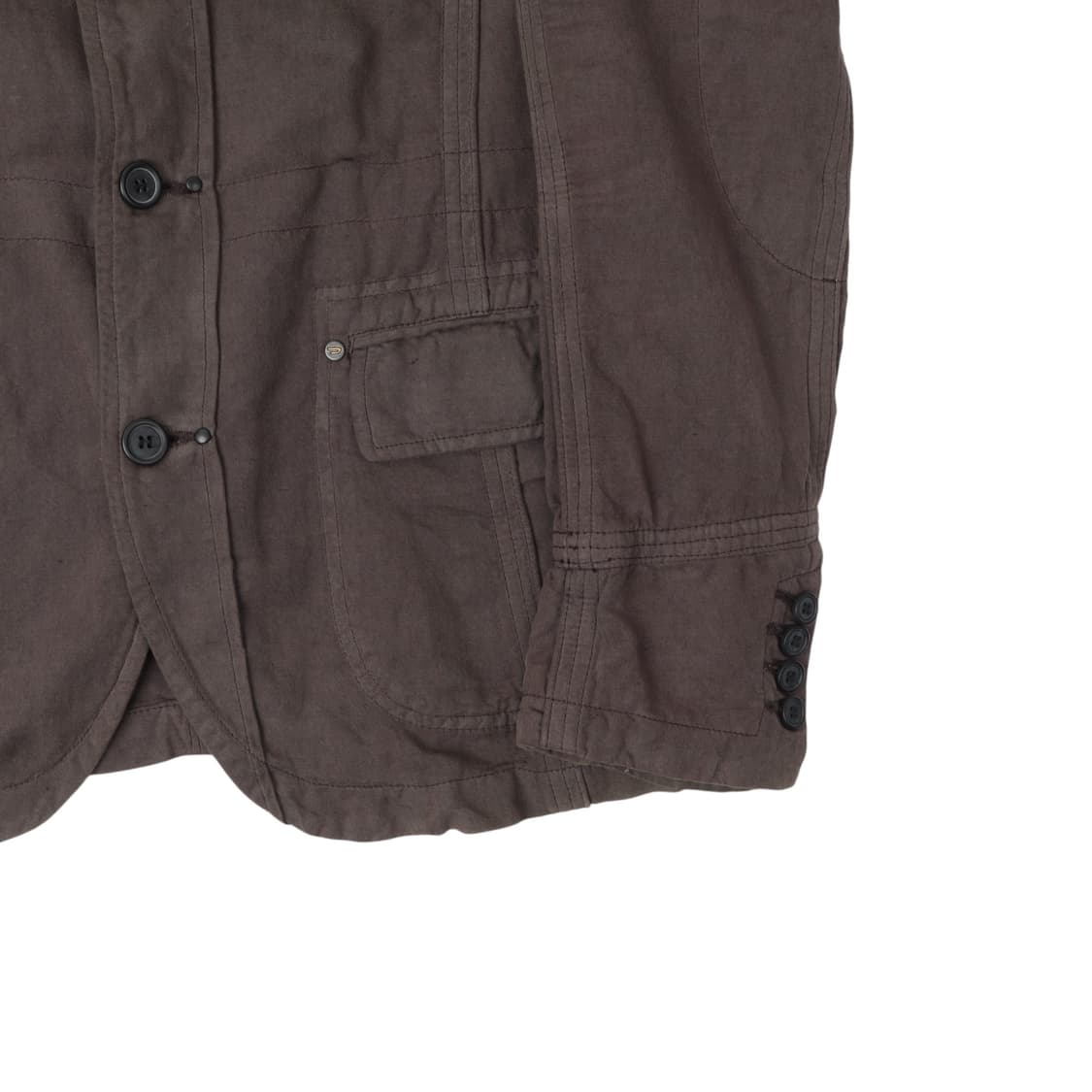 디젤 멀티포켓 바이커 린넨 자켓 상품이미지4