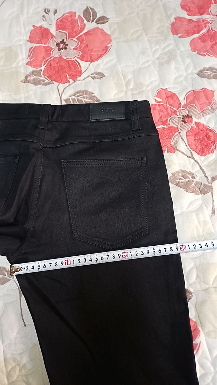 플랙 베를린 슬림블랙진 32인치 기장107 상품이미지7