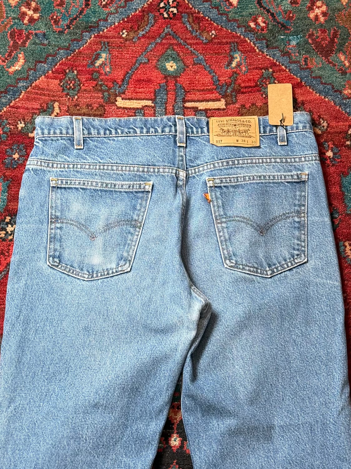 90's USA Made 빈티지 리바이스 517 오렌지탭 부츠컷 상품이미지6