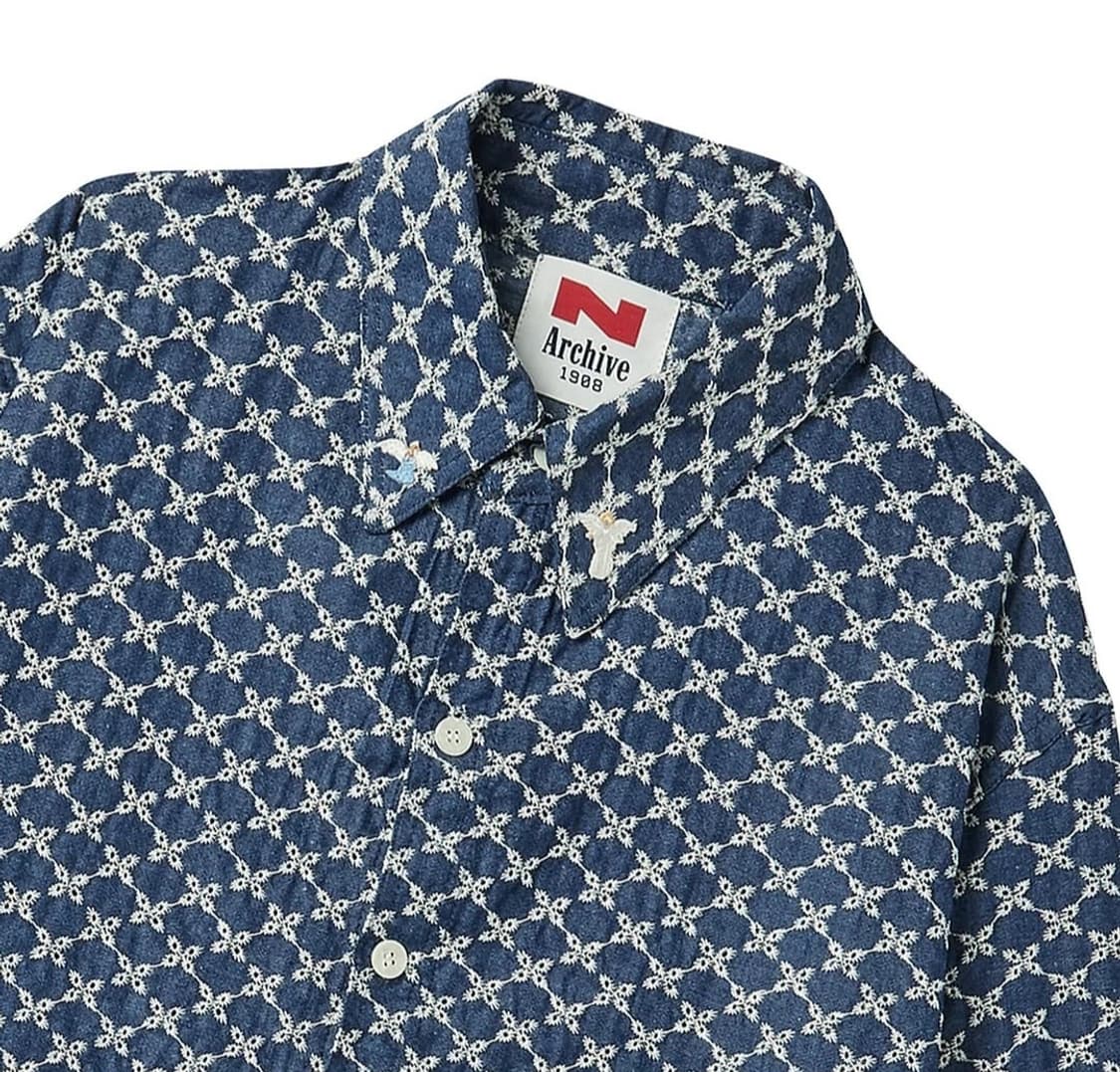 비욘드클로젯 천사 자수 데님 셔츠 (컬렉션라인) 상품이미지2