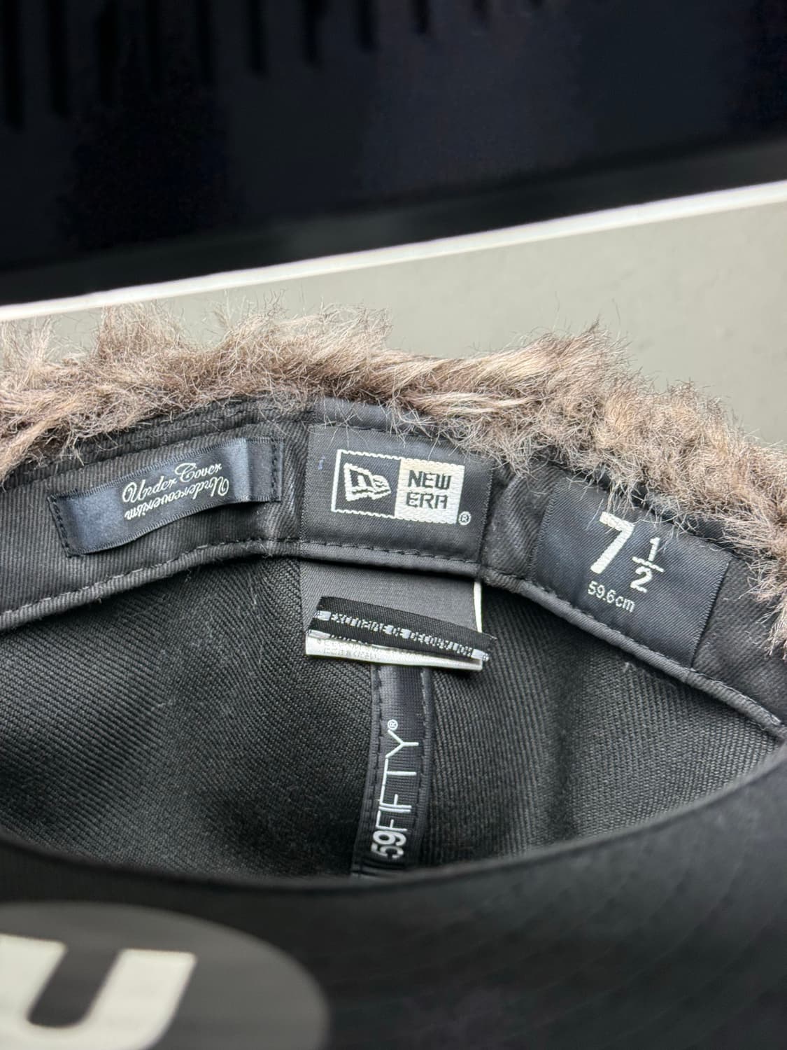 언더커버x뉴에라 no sir 플랩캡 군밤 퍼 모자 상품이미지6