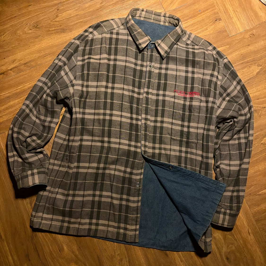 2002 FUBU REVERSIBLE DENIM SHIRT 상품이미지7
