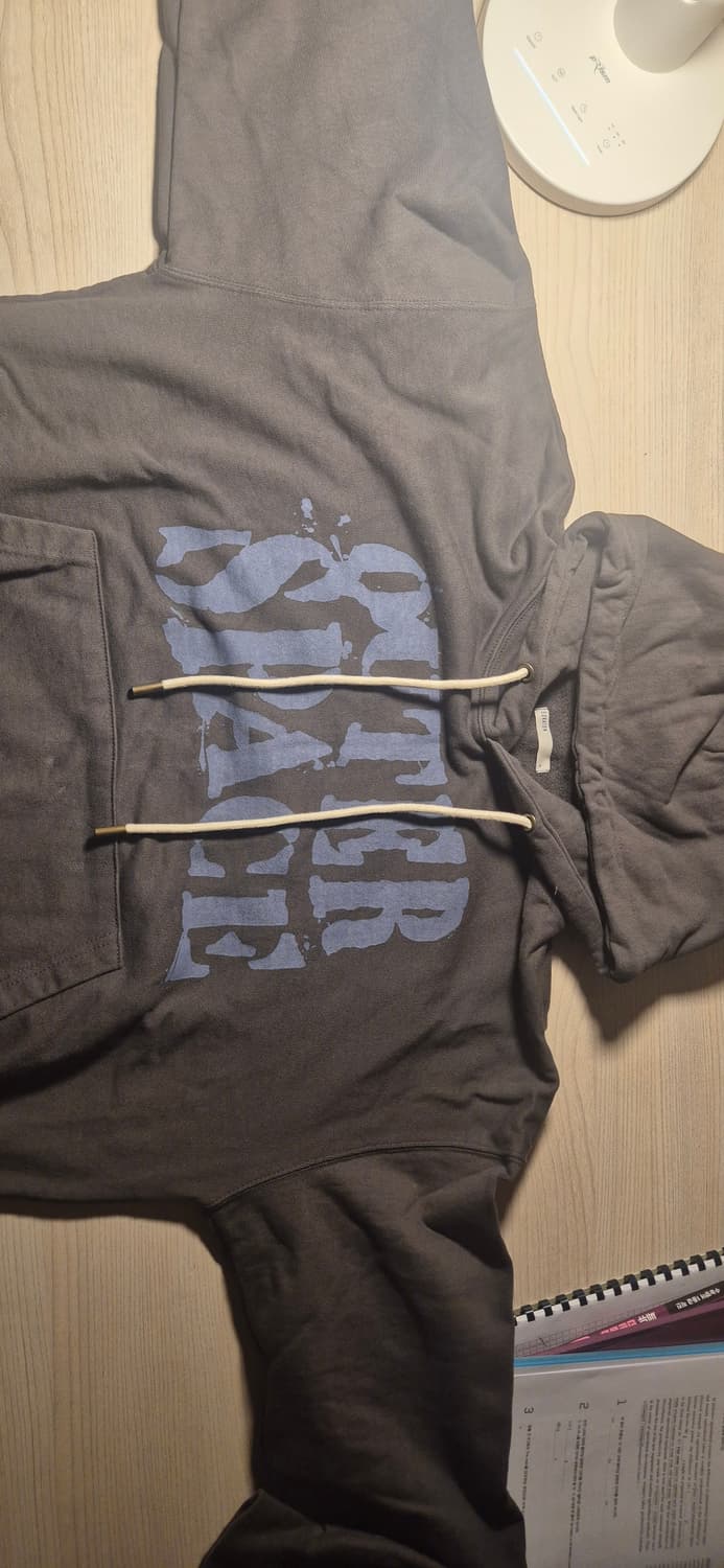 에즈카톤 스페이스 헤비코튼 후드 딥그레이후드티 M 상품이미지1