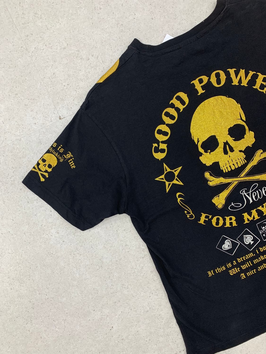 Time step 타임스텝 스컬 프린팅 반팔 상품이미지2