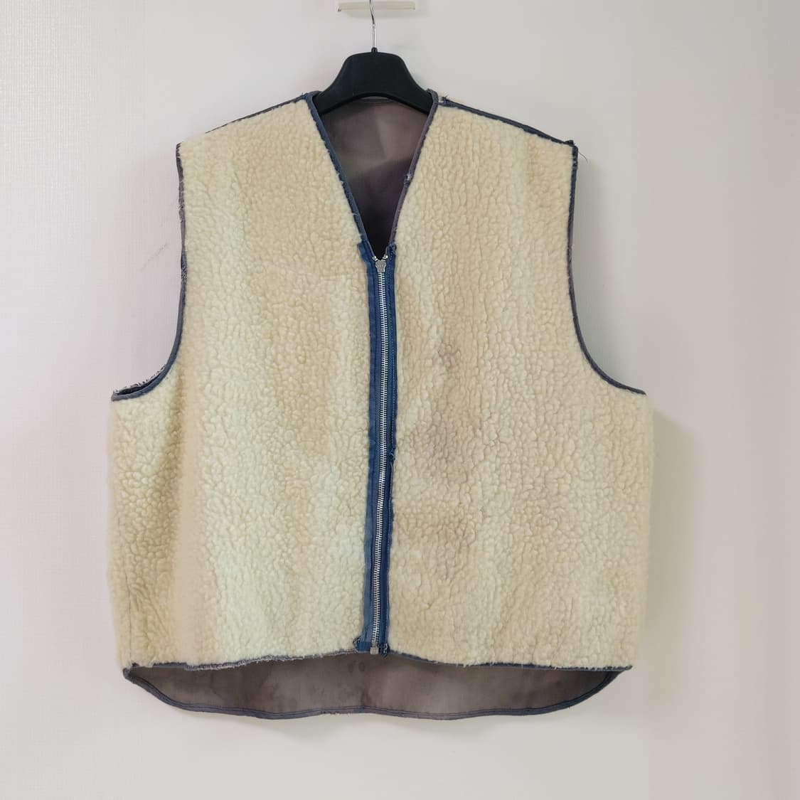 vintage vest 선페이드 디스트레스드 상품이미지7