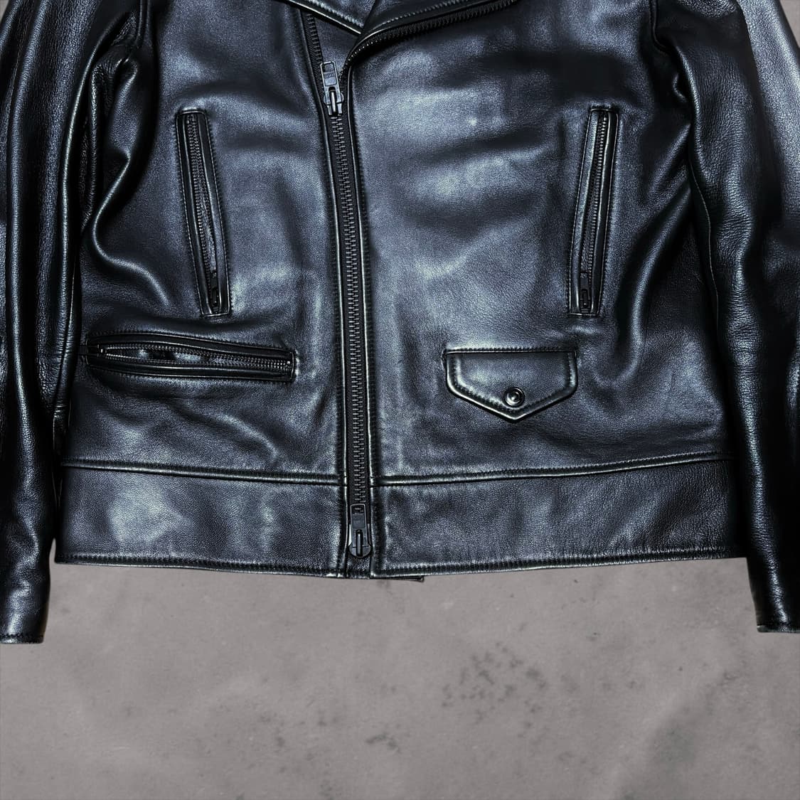 NudeBones Black Leather jacket 상품이미지4