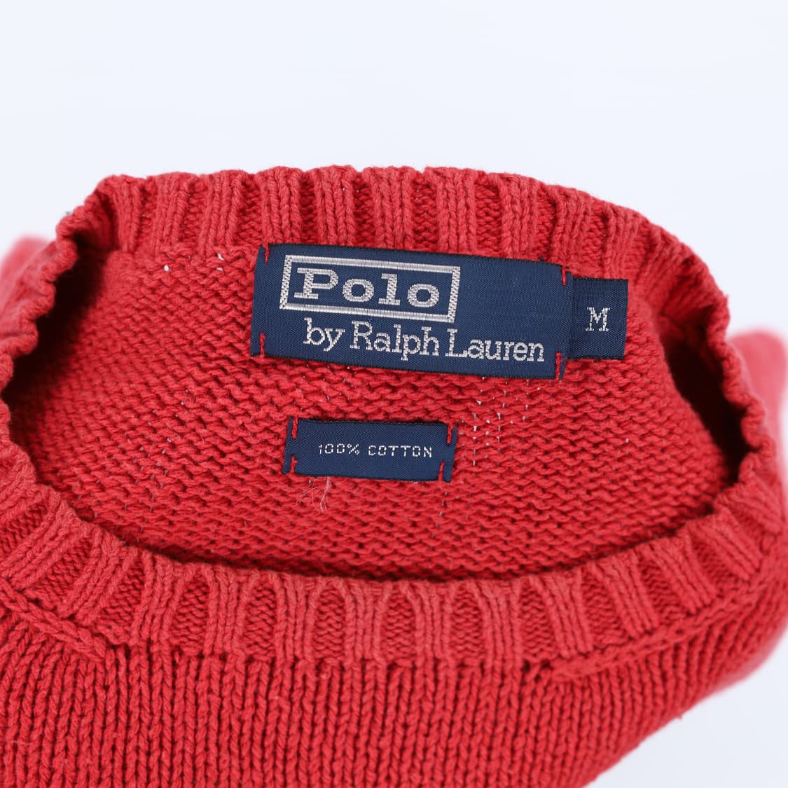 [M] 폴로 랄프로렌 빈티지 코튼 크루넥 니트 스웨터 3815 상품이미지6