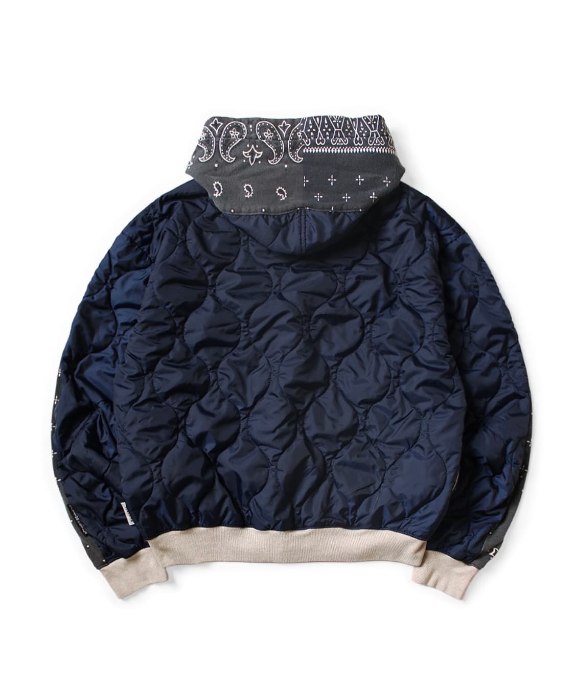 캐피탈 플리스 반다나 비부악 후드 블루종/후드집업 -3size 상품이미지4