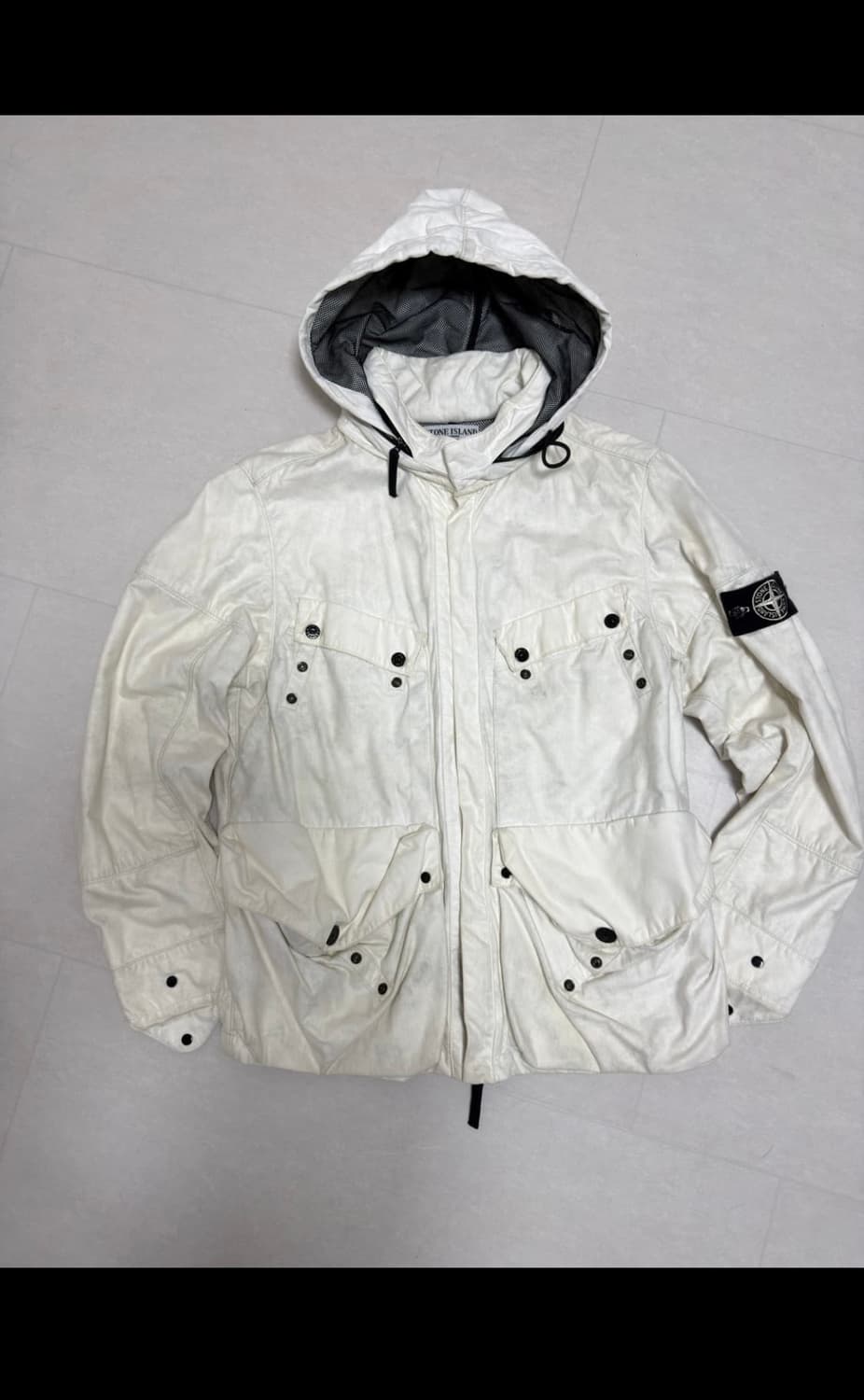 00's 스톤아일랜드 아카이브 Tyvek 화이트 자켓 상품이미지1