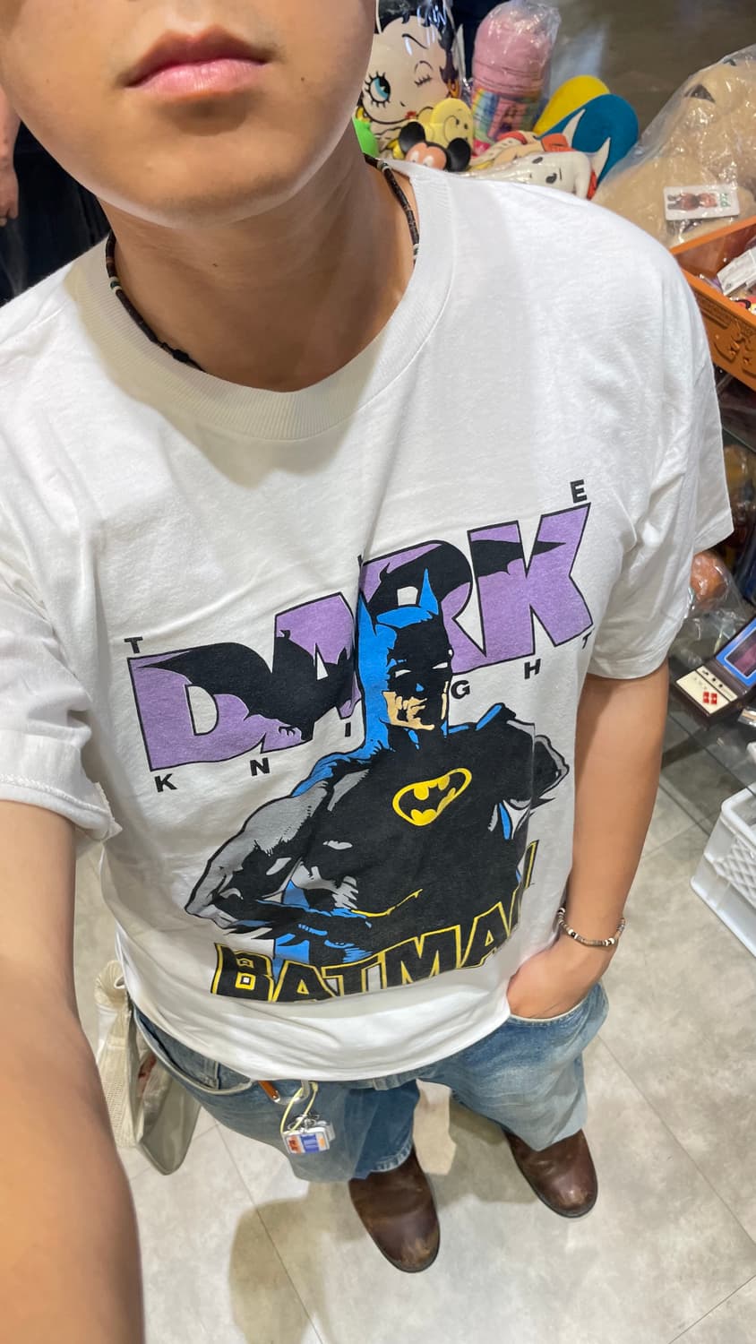 [80s] DC 코믹스 배트맨 다크 나이트 호주 제조 빈티지 티셔츠 상품이미지7