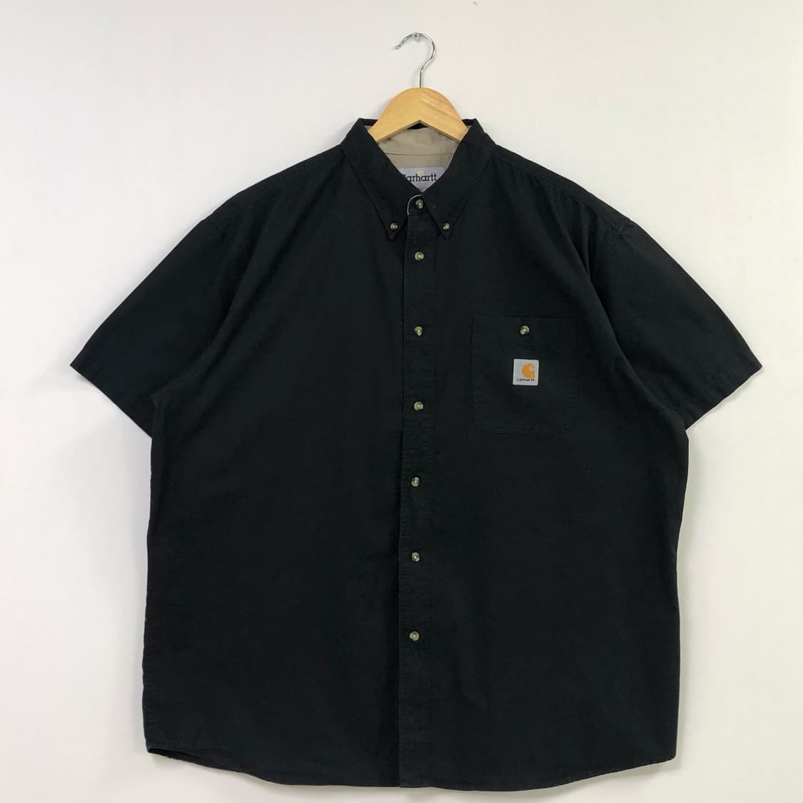 Xxl 칼하트 블랙 워크 셔츠 상품이미지2