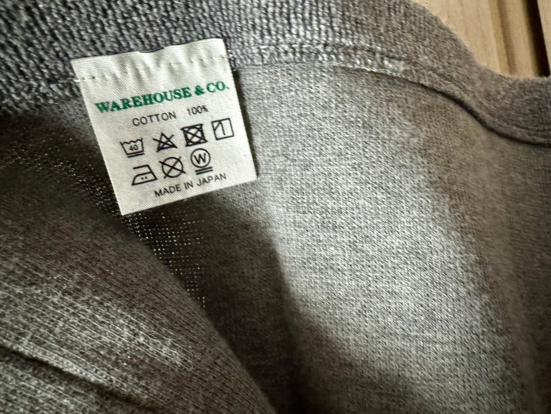 웨어하우스 / 덕디거 파일가디건 차콜 / 42 상품이미지4