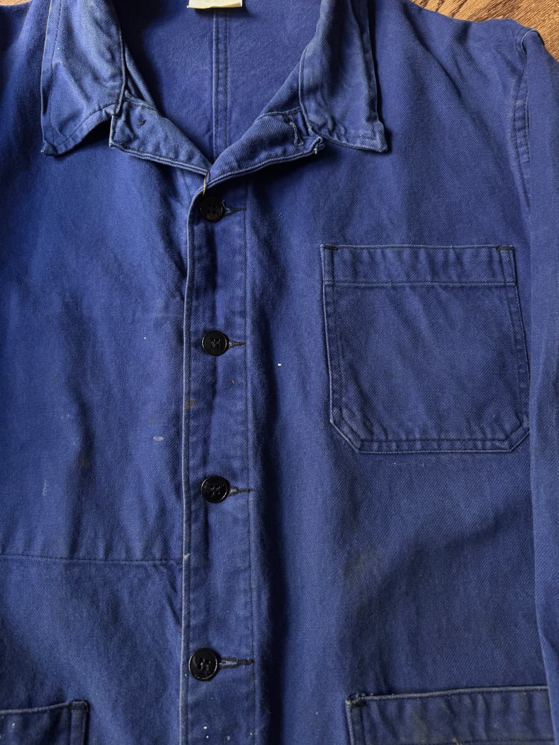 [L]90's 빈티지 페인팅 프렌치 워크자켓 상품이미지3