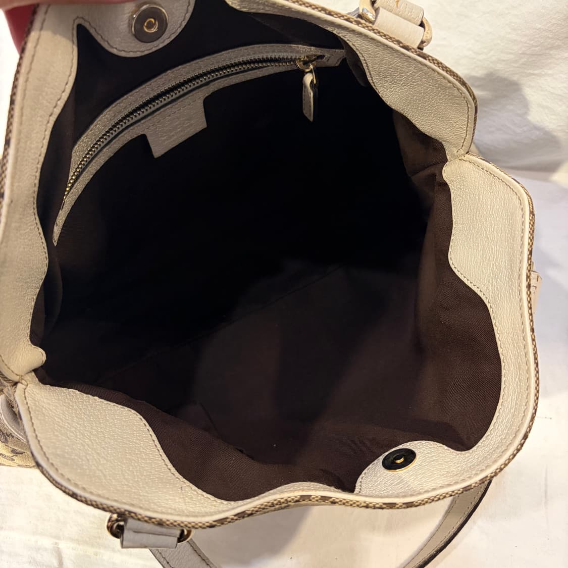 구찌 GG로고 캔버스 호보 숄더백 토트백 가방 상품이미지8