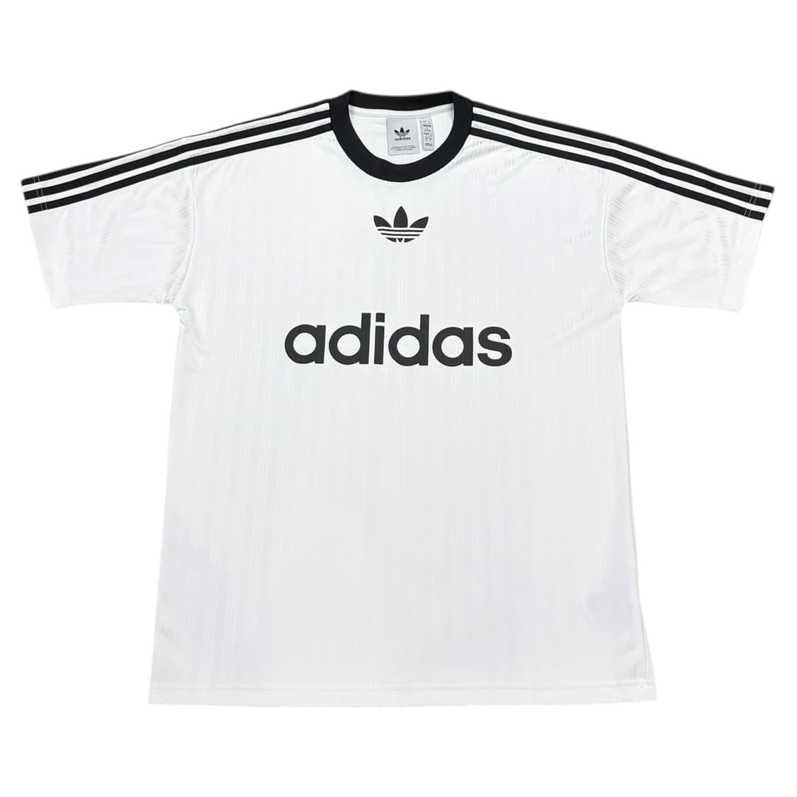 아디다스 아디컬러 스트라이프 풋볼 저지 반팔 화이트 S 상품이미지1