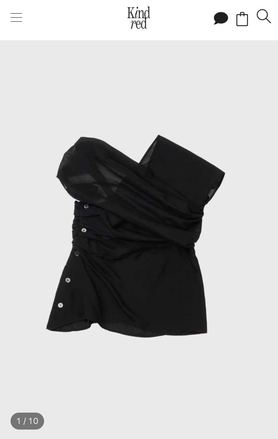 kindred 킨드레드 wrap top 1 size 상품이미지6