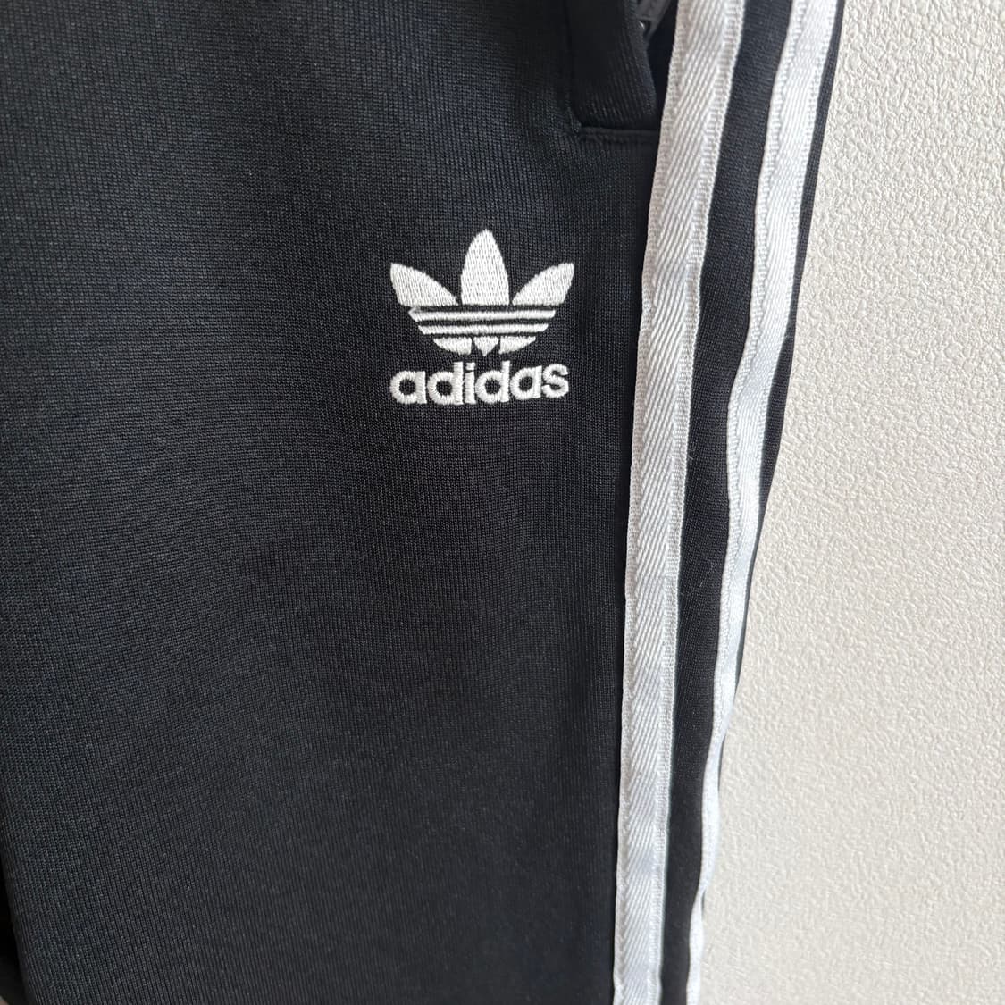 아디다스 여성 삼선 트레이닝 바지 블랙 XL 상품이미지4