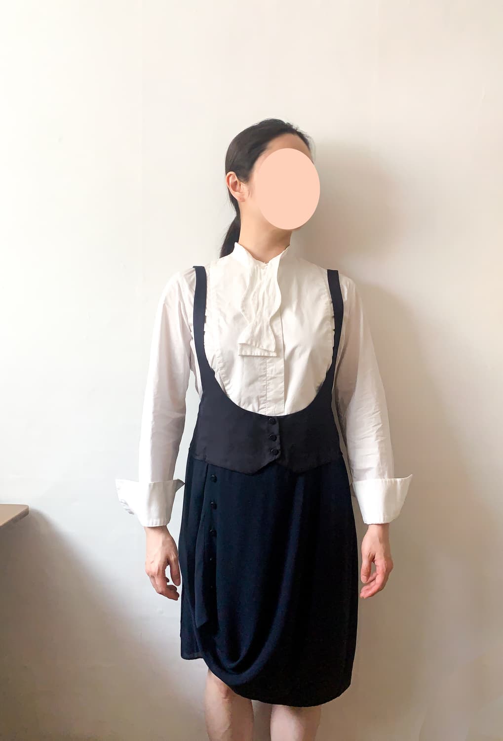 KUHO 구호 실크 레이어드 드레이프 슬립 원피스 상품이미지7