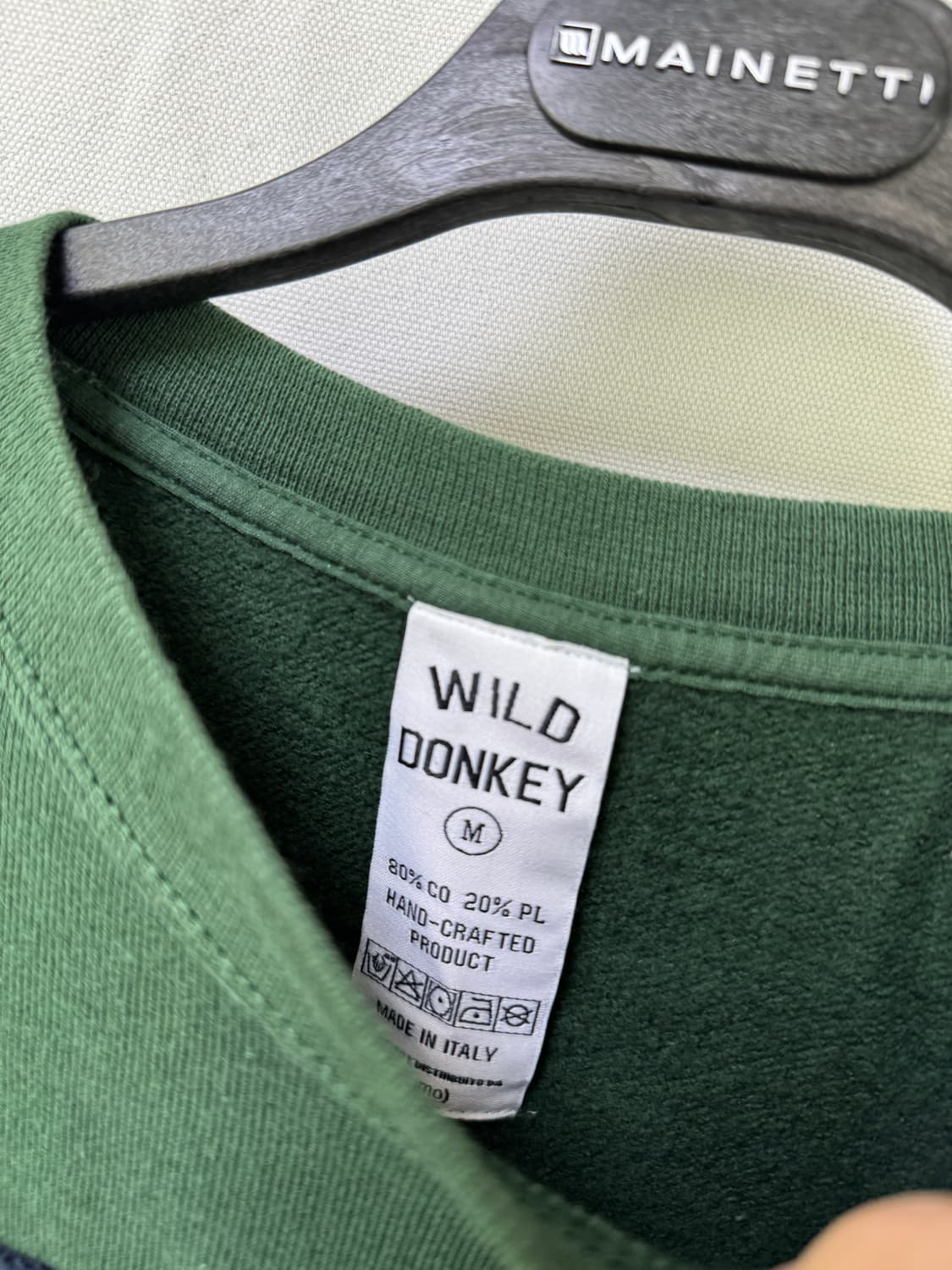 와일드동키 WILD DONKEY 뉴욕 맨투맨 그린 상품이미지6