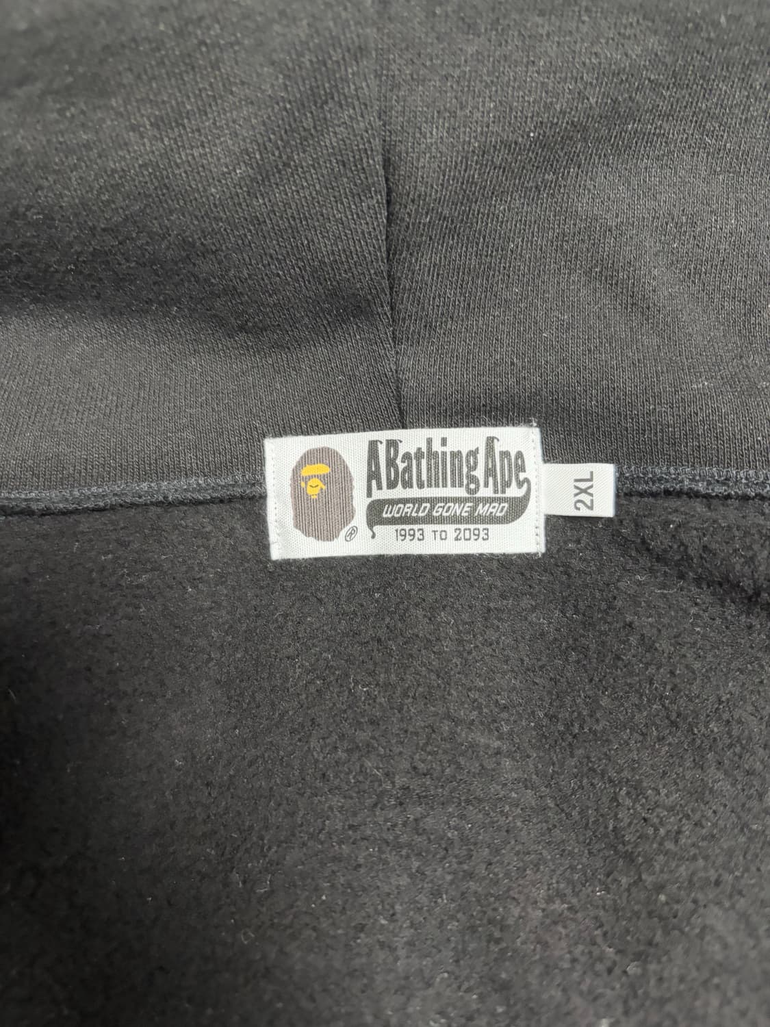 베이프 샤크 풀 집 후드 블랙 상품이미지1